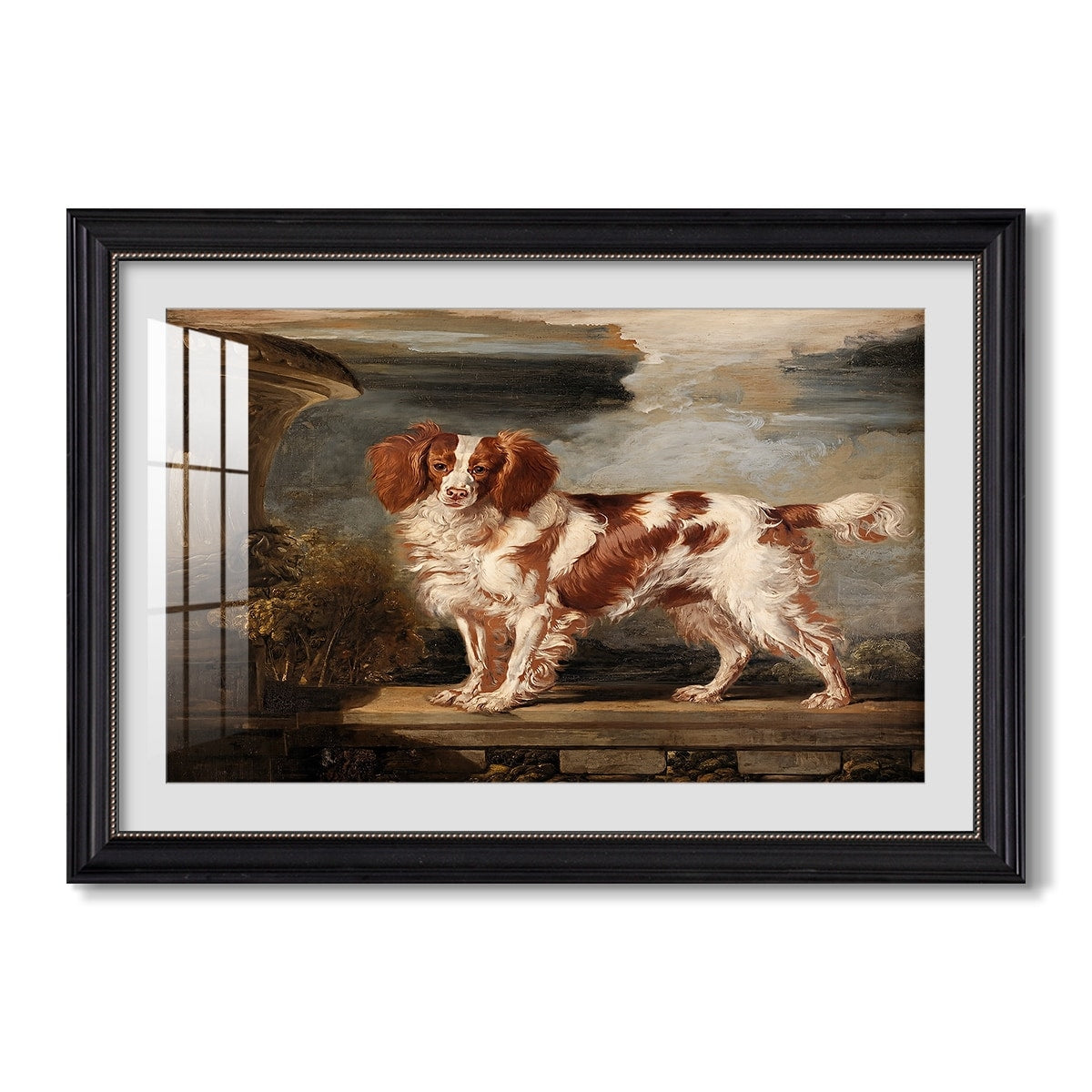 Portrait Of Dash A Favourite Spaniel 1819 James Ward Custom Framed Print