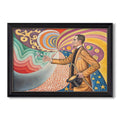 Portrait Of Felix Feneon 1890 Paul Signac Custom Framed Canvas