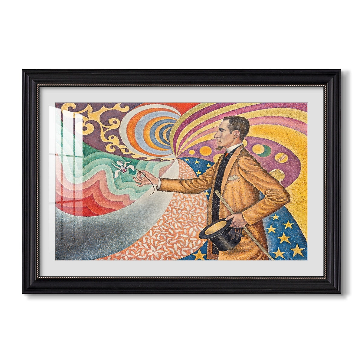 Portrait Of Felix Feneon 1890 Paul Signac Custom Framed Print