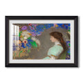 Portrait Of Violette Heymann 1910 Odilon Redon Custom Framed Print