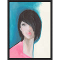 Portrait With Soft Contrast Ii By Eli Jones Framed Canvas Wall Art Print