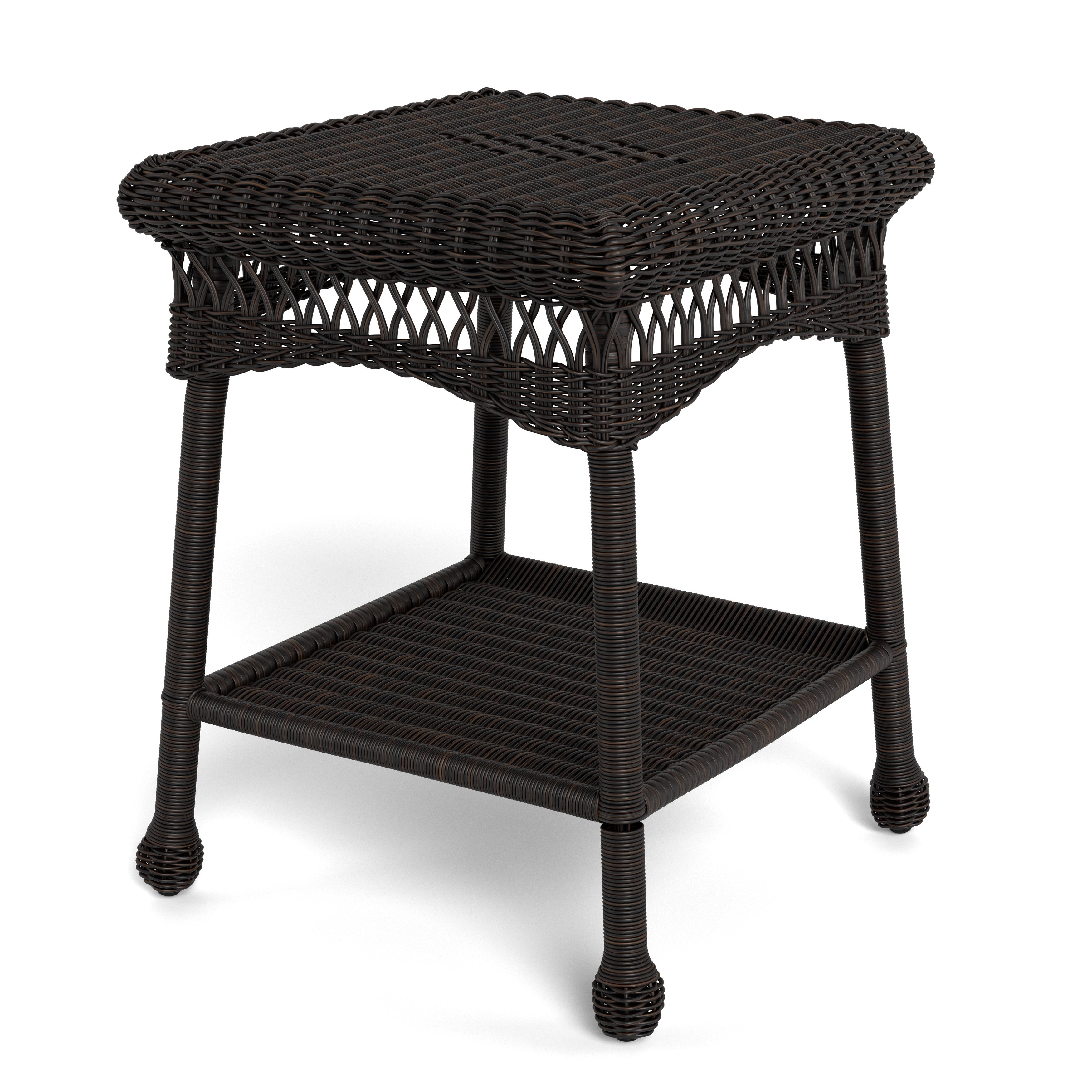 Havenside Home Bandon Portside Side Table Dark Roast