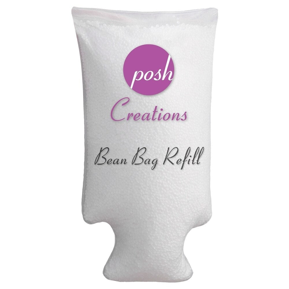 Posh Beanbags Bean Bag Refill 100 L Premium Bean Bag Refill Cool White Made In Usa
