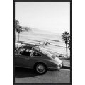 Posh Surfer By Kathrin Pienaar Framed Canvas Wall Art
