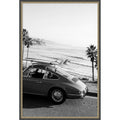 Posh Surfer By Kathrin Pienaar Framed Mounted Canvas Wall Art Print