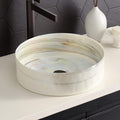 Positano Handmade Murano Glass Bathroom Sink 16X16X4.5