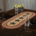 Potomac Stencil Stars Jute Runner