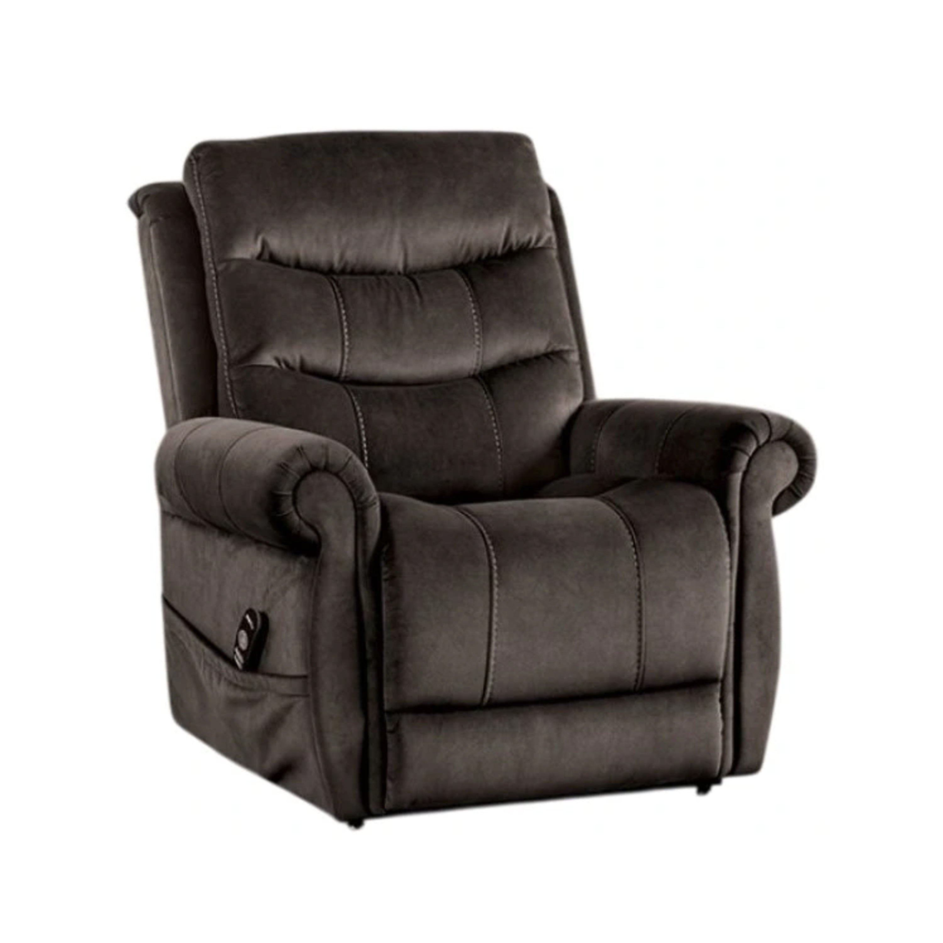 Power Lift Chair With Heat And Massage Dark Gray Fabric Usb Port