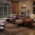 Power Recliner 5 Piece Sofa Set With Storage Console