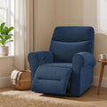 Power Wall Hugger Fabric Recliner Chair