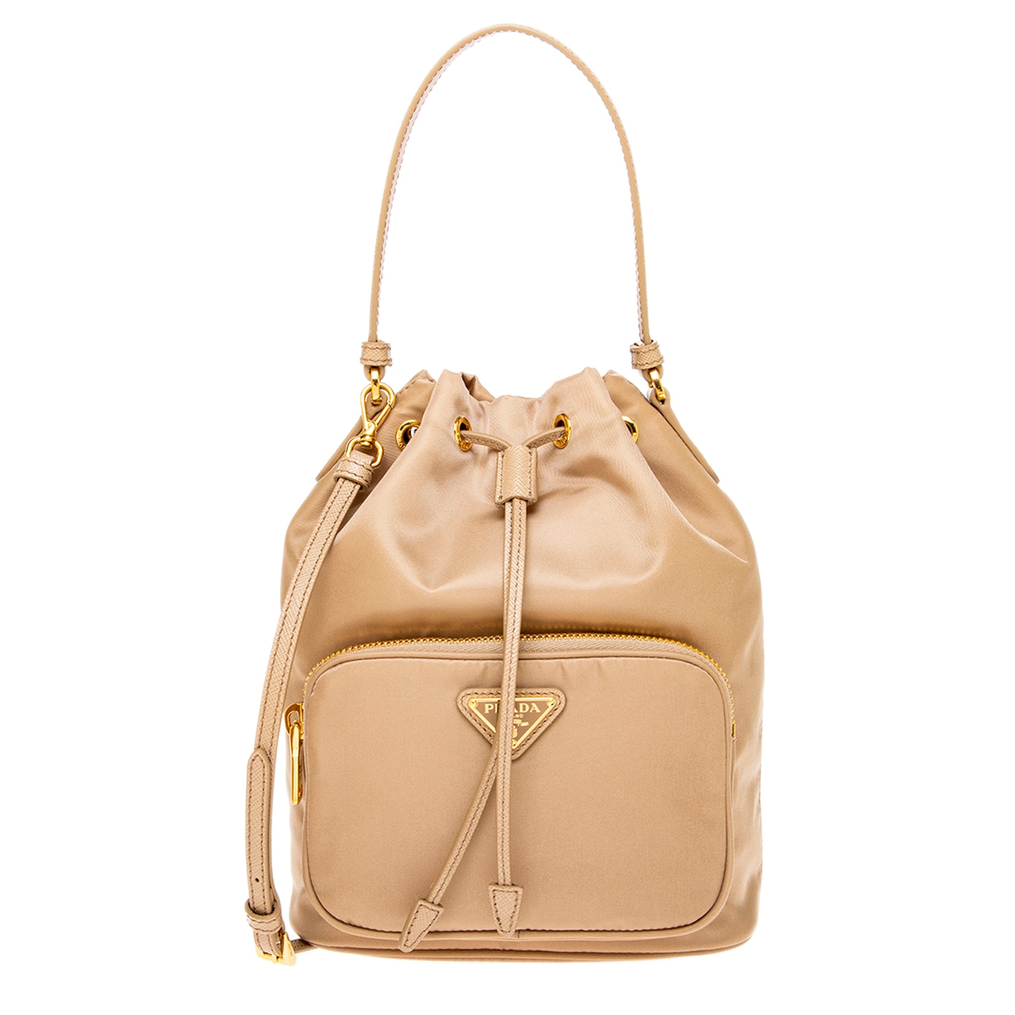 Prada Duet Re Nylon Bucket Bag