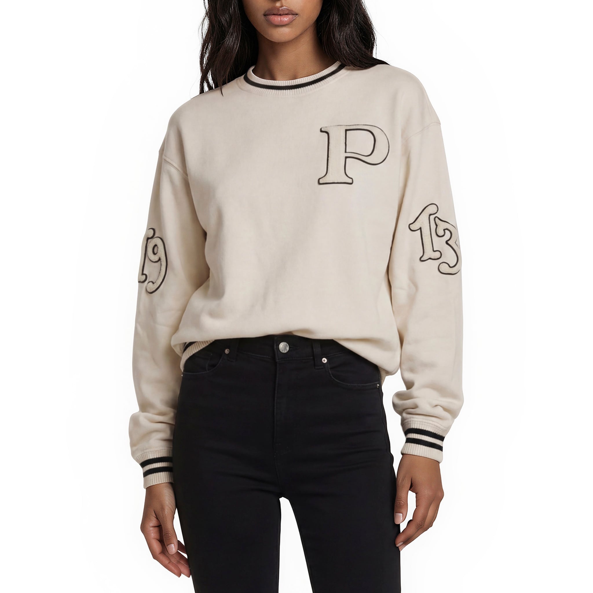 Prada Felpa Cotton Oversized Sweatshirt