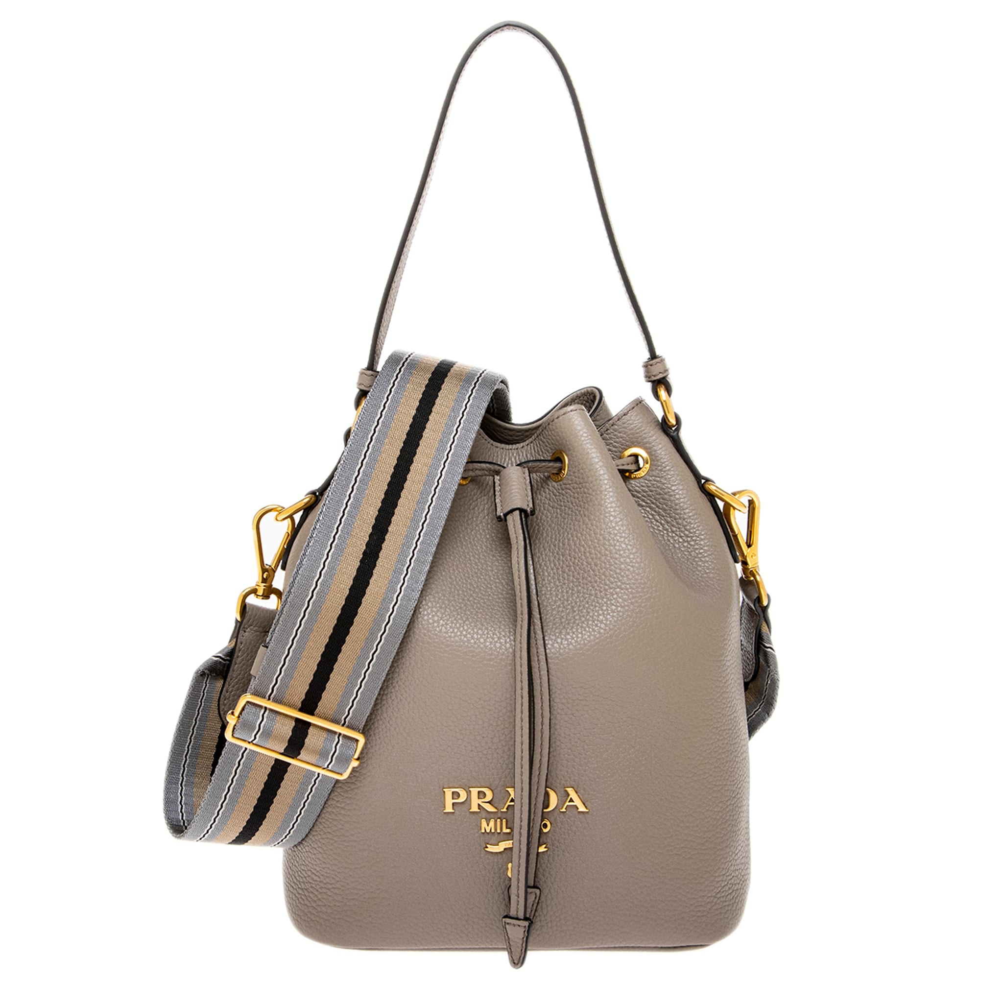 Prada Leather Bucket Bag