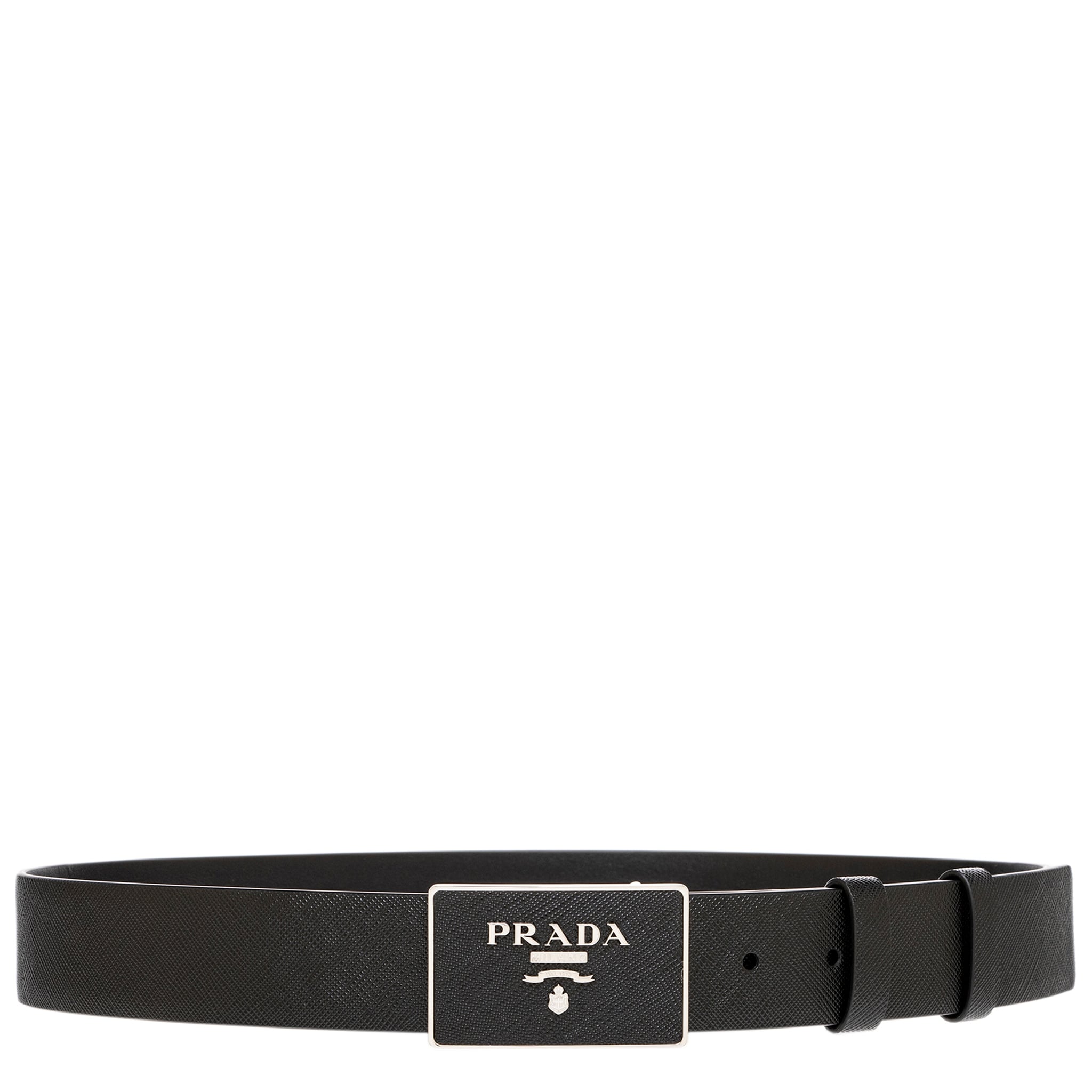Prada Mens Saffiano Leather Belt