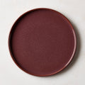 Prado 4-Piece Oxblood Dinnerware Set with Soup Bowl with Reactive Glaze