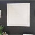 Prague 30 In. X 30 In. Square Modern Wall Mirror 30 X 30 X .5