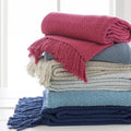 Prance Knit Cotton Throw 50 X 60