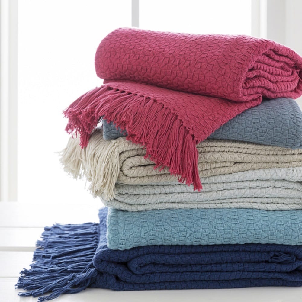 Prance Knit Cotton Throw 50 X 60