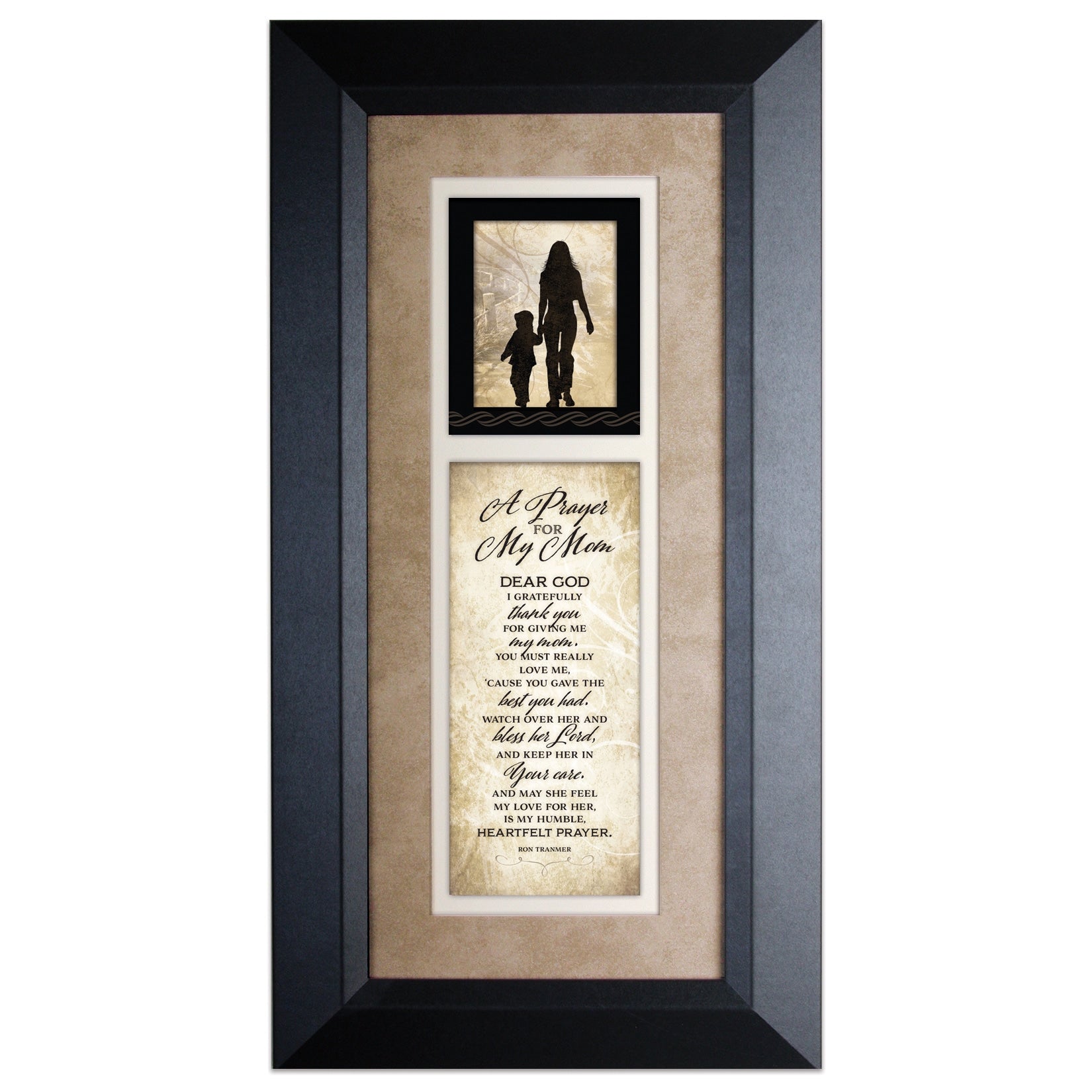 Prayer For My Mom Wood Framed Art With Easel