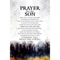 Prayer For My Son Wood Plaque With Easel And Hanger 6 Inches X 9 Inches