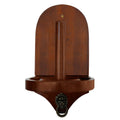 Premier Wall Mounted Cone Chalk Holder Walnut Finish