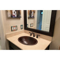 Premier Copper Products Master Bath Oval Under Counter Hammered Copper Bathroom Sink
