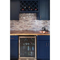 14 Inch Round Copper Bar Sink W 2 Drain Opening In Polished Copper