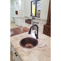 Premier Copper Products Round 16 In Hammered Copper Prep Sink