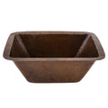 Premier Copper Products Rectangle Oil Rubbed Bronze Copper Undercounter Bar Sink