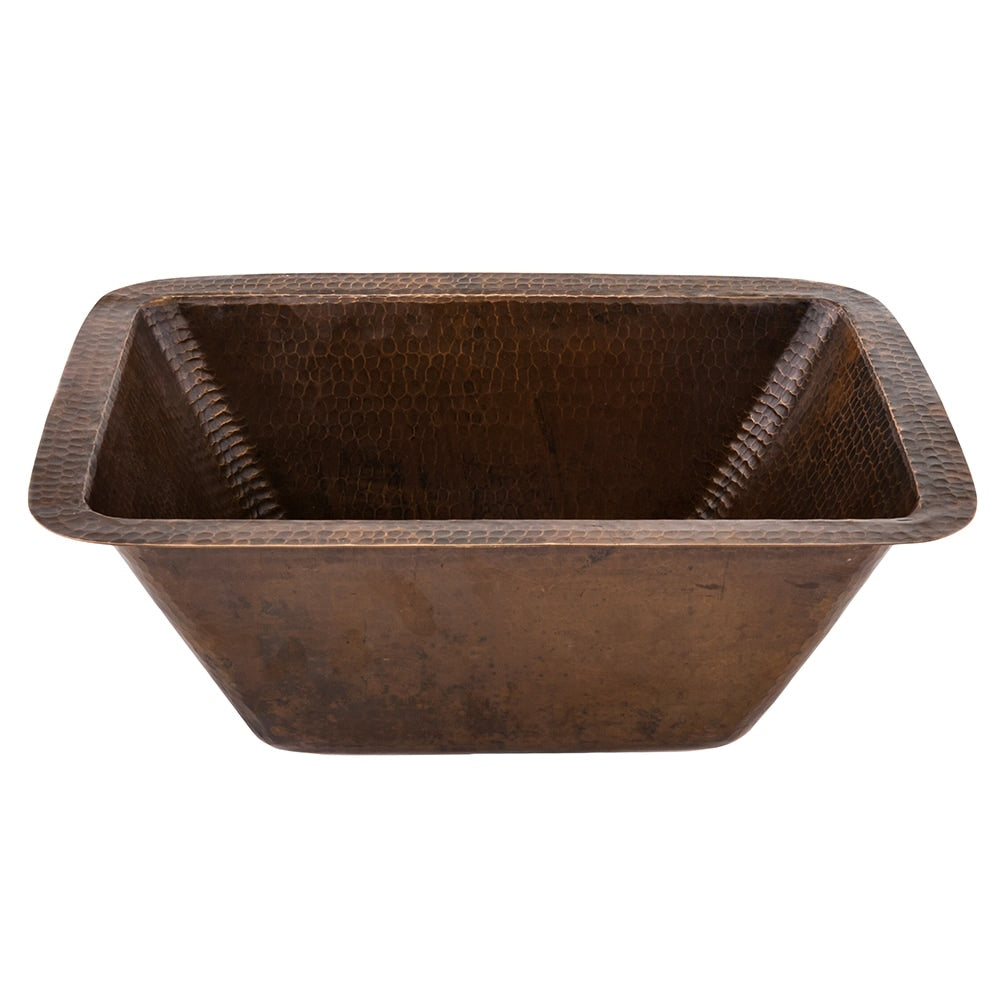 Premier Copper Products Rectangle Copper Prep Sink