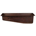 Premier Copper Products Brecsl28Db3 28 Rectangle Copper Slanted Bar Prep Sink