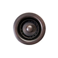 Premier Copper Products Bar 2 Inch Oil Rubbed Bronze Basket Strainer Drain