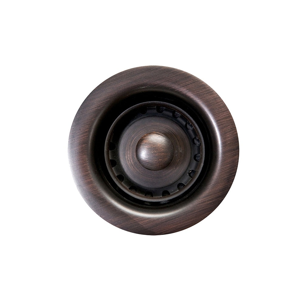 Premier Copper Products Bar 2 Inch Oil Rubbed Bronze Basket Strainer Drain