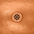 Premier Copper Products 1.5 Inch Non Overflow Grid Bathroom Sink Drain Polished Copper N A