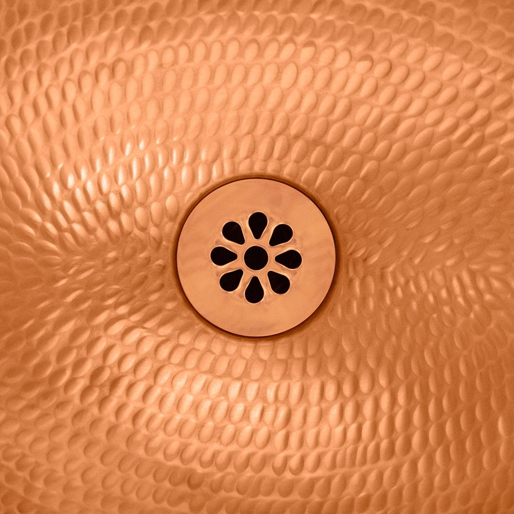Premier Copper Products 1.5 Inch Non Overflow Grid Bathroom Sink Drain Polished Copper N A