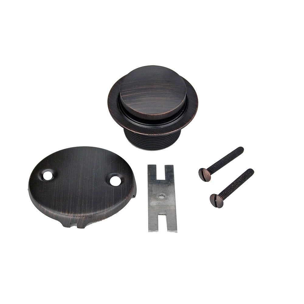 Premier Copper Products Bath Tub Two Hole Overflow Cover