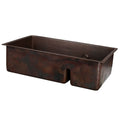 Premier Copper Products K70Db33199 Sd5 33 Copper Kitchen 70 30 Sink W Low Divider