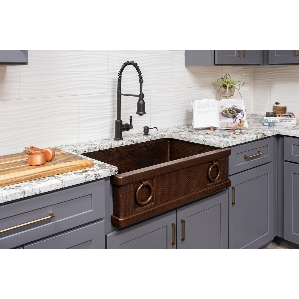 Premier Copper Products Ksp3 Kasdb33229R Kitchen Sink And Drain Package