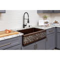 Premier Copper Products Hammered Copper Kitchen Sink And Drain Package