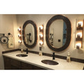 Premier Copper Products Oval Undercounter Hammered Copper Oil Rubbed Bronze Bathroom Sink