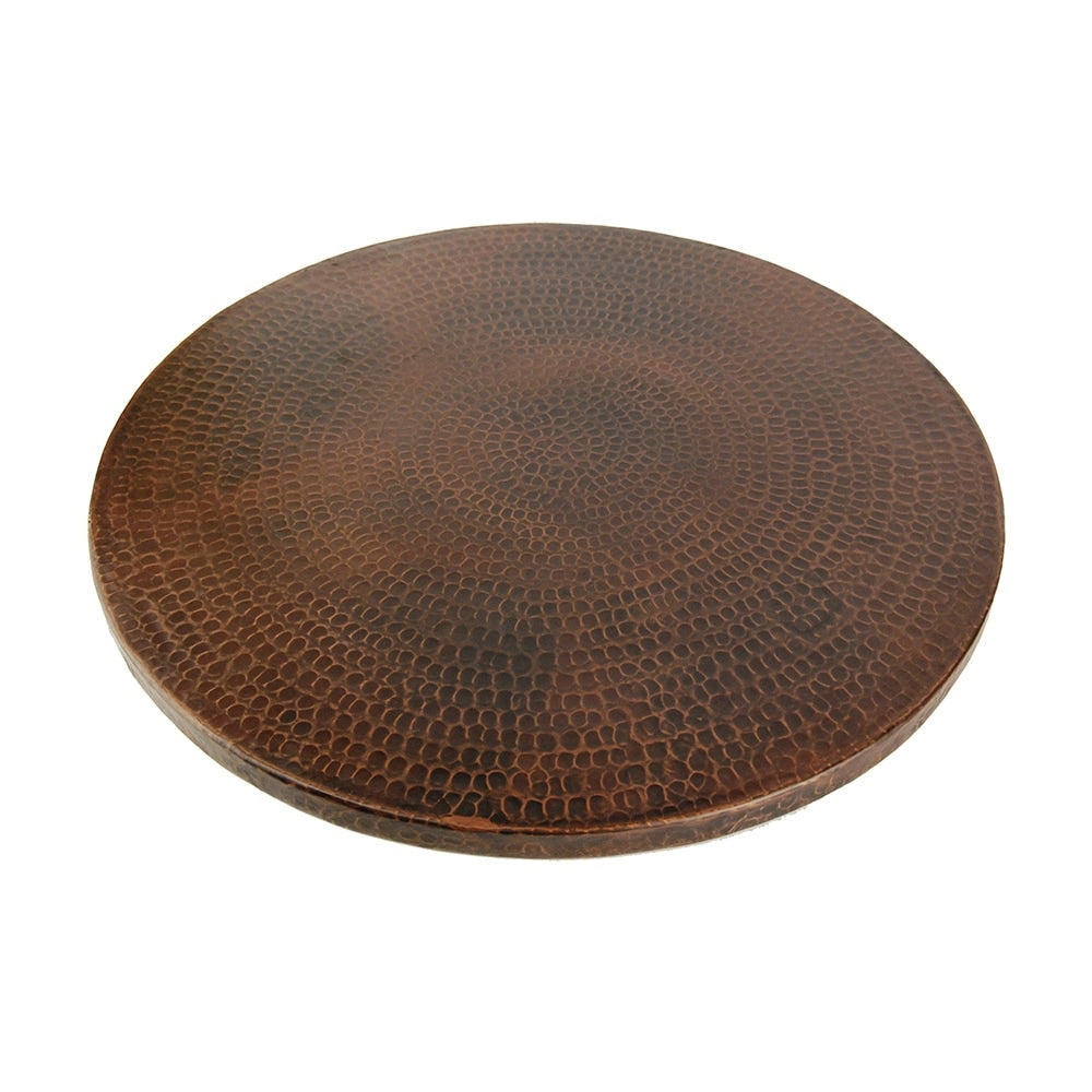 Premier Copper Products Hand Hammered Copper 20 Inch Lazy Susan
