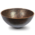 Premier Copper Products Pv13Rdb 13 Round Hand Forged Copper Vessel Sink