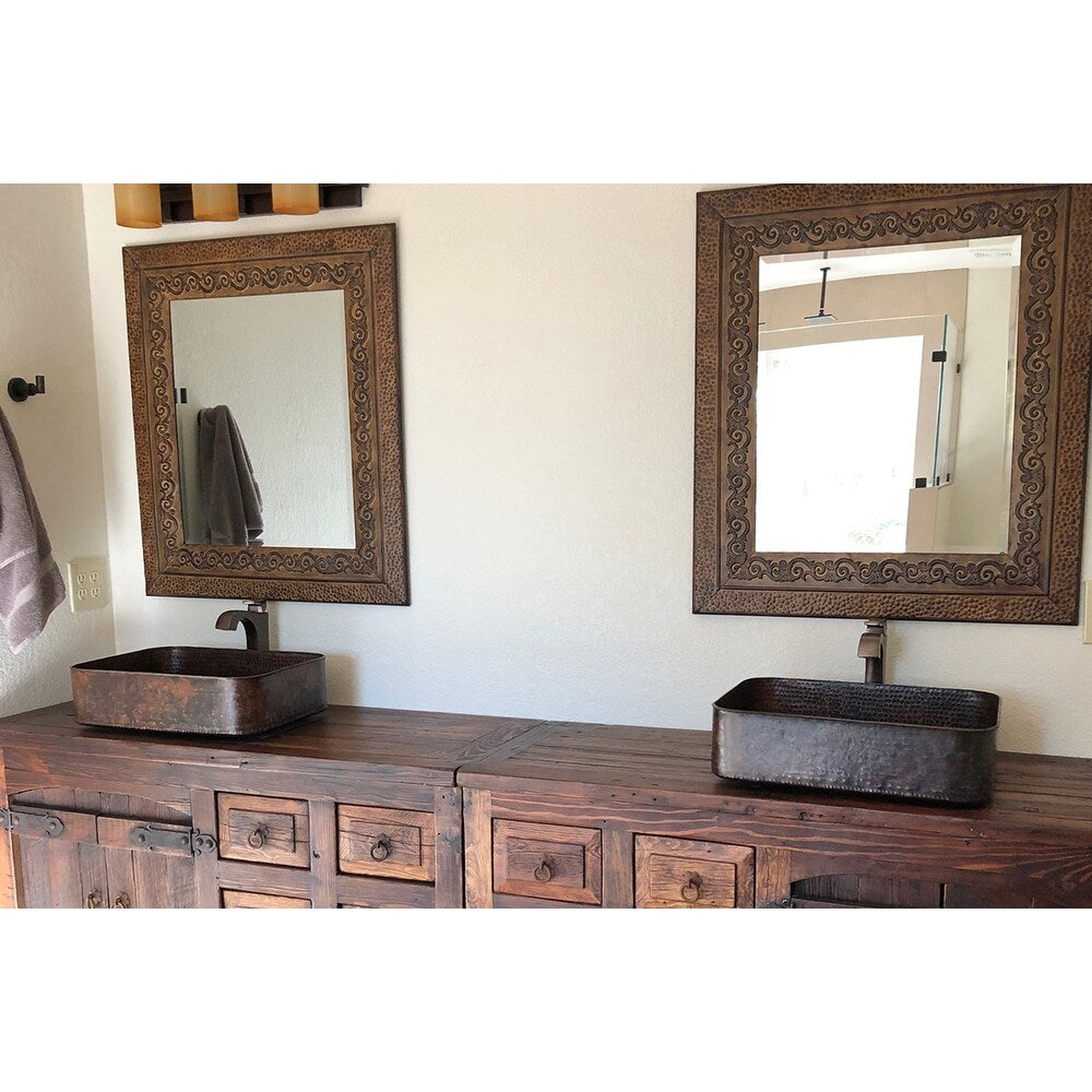 Premier Copper Products Pvtrec19Db 19 Tub Hand Forged Copper Vessel Sink