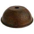 Hand Hammered Copper 8.5 Dome Pendant Light Shade