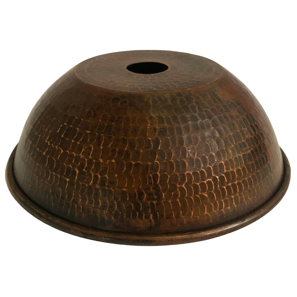 Hand Hammered Copper 8.5 Dome Pendant Light Shade