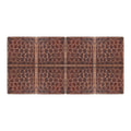 Premier Copper Products 2 Inch Hammered Copper Tile Set Of 8