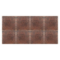 Premier Copper Products 4 Inch X 4 Inch Hammered Copper Tile Set Of 8