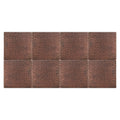 Premier Copper Products 6 Inch Square Hammered Copper Tile Set Of 8