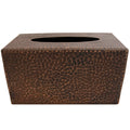 Large Rectangular Hand Hammered Copper Tissue Box Cover