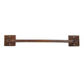 18 Inch Hand Hammered Copper Towel Bar